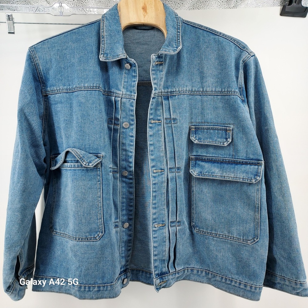 HAWALILI Denim‎ Jacket Mens 3XL Trucker Style Blue Jean Outerwear